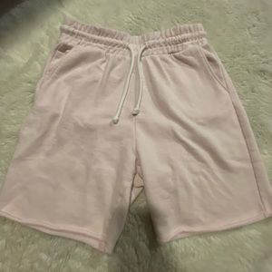 H&M pink men’s regular fit soft comfy shorts S